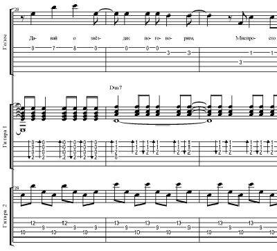 Call (Katya Chekhova). Tabs and Sheet music