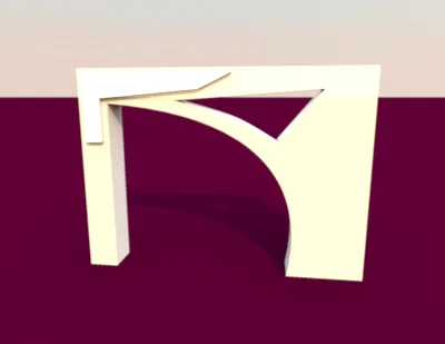 Arches gypsum 3d models (5 pcs) Part 2