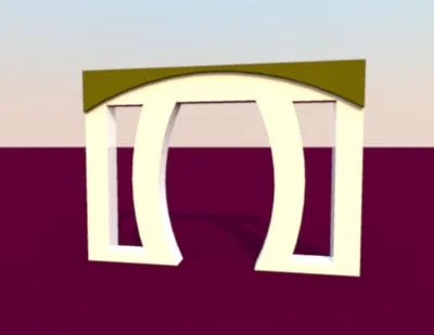 Arches gypsum 3d models (5 pcs) Part 2