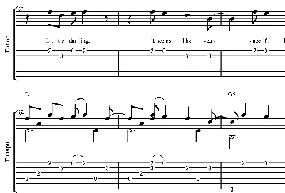 Here Comes the Sun (Beatles, Glee) Tab and Sheet music