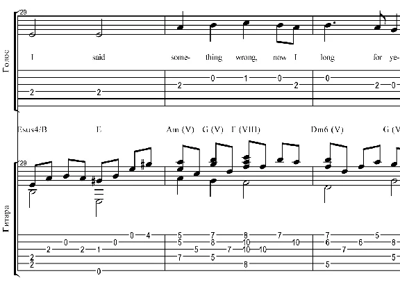 Yesterday (Beatles).Tabs / Sheet music for Voice/Guitar