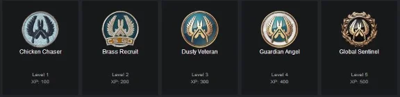 A set of cards Counter-Strike Global Offensive (CS GO)