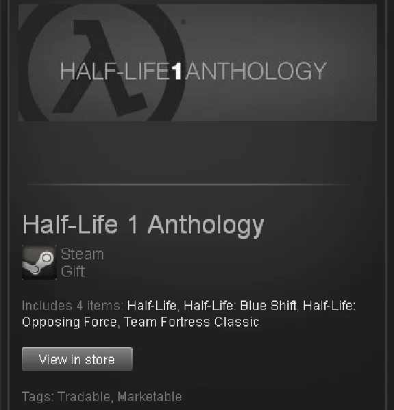 Half-Life 1 Anthology - STEAM Gift - Region Free