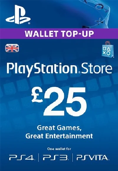 PLAYSTATION NETWORK (PSN) - £25 GBP (UK) | DISCOUN