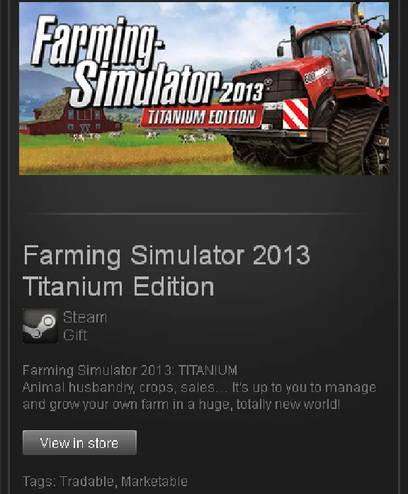 Farming Simulator 2013 Titanium - STEAM Gift / GLOBAL