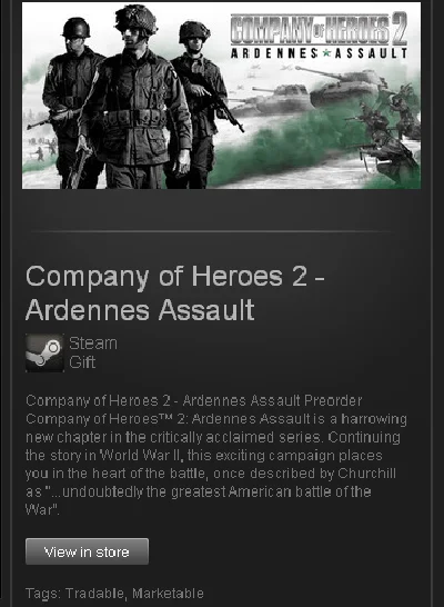 CoH 2 - Ardennes Assault DLC - STEAM GIft / RU+CIS+UA
