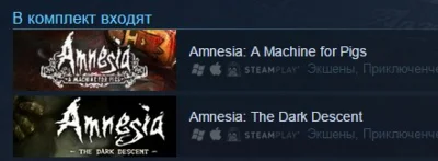 Amnesia Collection (Steam Gift/RU CIS)
