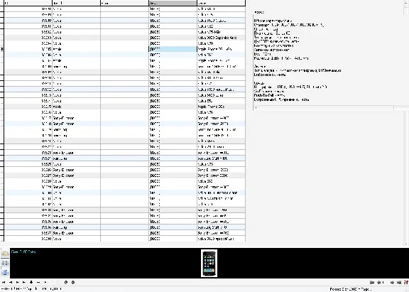 MySql база данных характеристик мобильных телефонов