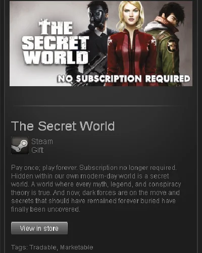 The Secret World Legends - STEAM Gift / ROW / GLOBAL