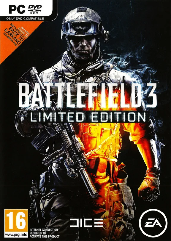 Battlefield 3 + Mass Effect 3 + FIFA 13 (ROW/with mail)