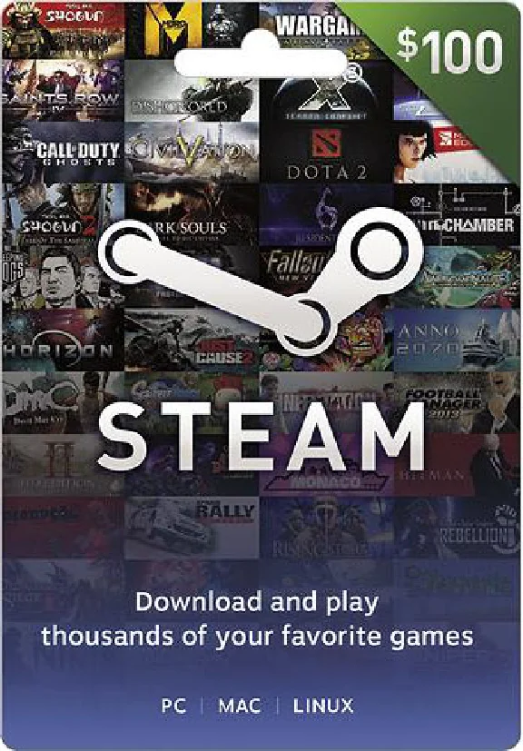 STEAM WALLET GIFT CARD $100 (USD) | Discounts