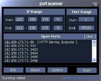 Port Scanner / port scanner