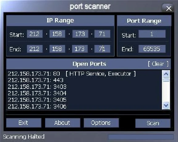 Port Scanner / port scanner