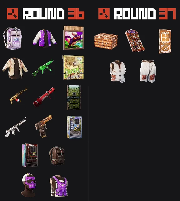 ✅ Скины RUST [21шт] ✅ Раунд 36+37 ✅
