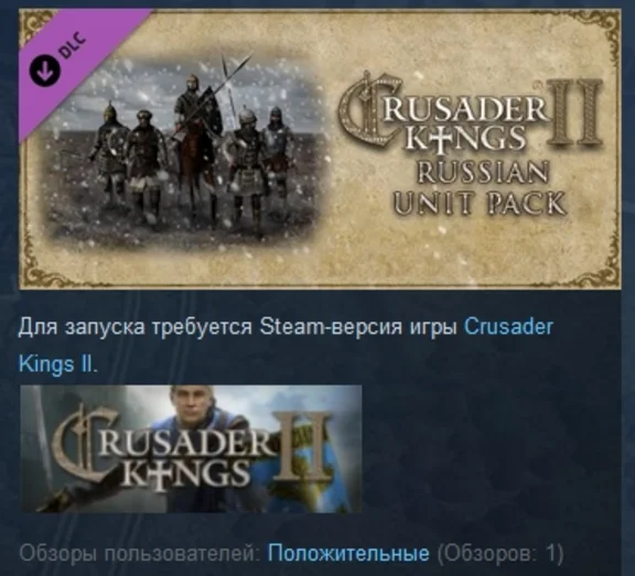 Crusader Kings II: Russian Unit Pack STEAM KEY GLOBAL