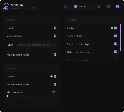 рабочий приватный чит Medusa для игры Unturned