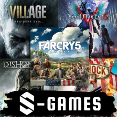 Far Cry 4-5 Bioshock 1-2-3 RE Village 200 games