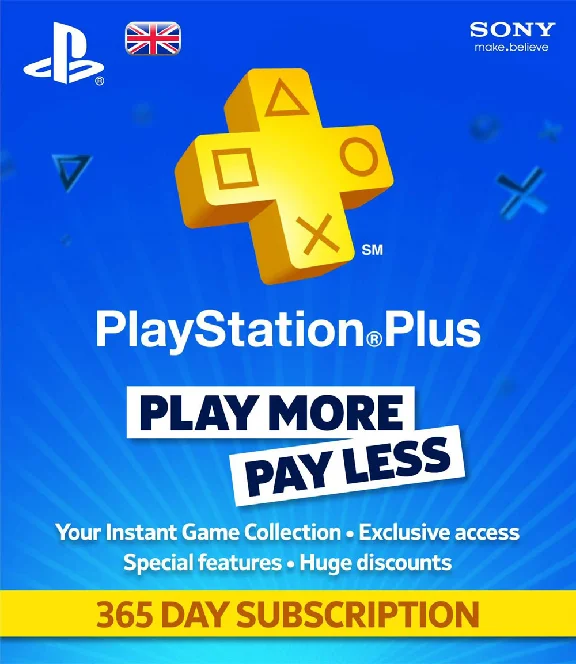 PLAYSTATION PLUS (PSN PLUS) | 365 DAYS (UK) + Discount