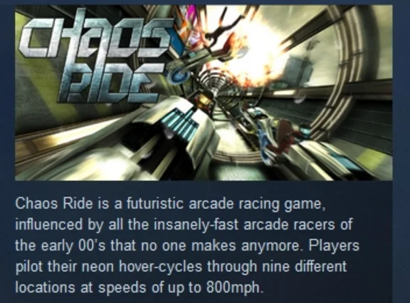 Chaos Ride ( Steam Key / Region Free ) GLOBAL ROW