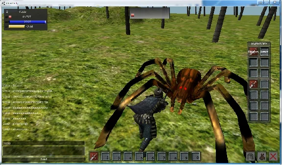 Unity3d client-server.MMORPG.ver.4