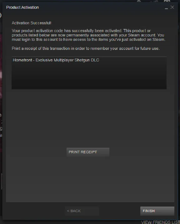 HOMEFRONT - STEAM - SCAN - CD-KEY - REGION FREE