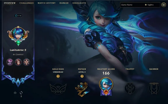 Leauge of Legend SG/13skins/95 champions/lv116