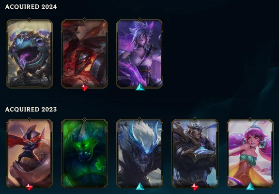 Leauge of Legend SG/13skins/95 champions/lv116