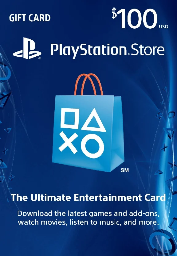 PSN Gift Card Code USA $100 для PS4, PS3, PS Vita