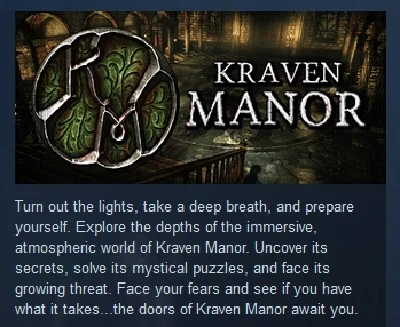 Kraven Manor 💎STEAM KEY REGION FREE GLOBAL