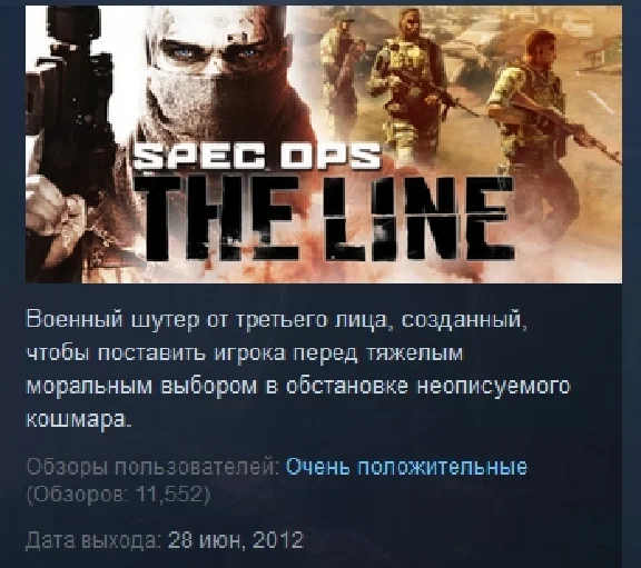 Spec Ops: The  Line 💎STEAM KEY RU+CIS LICENSE