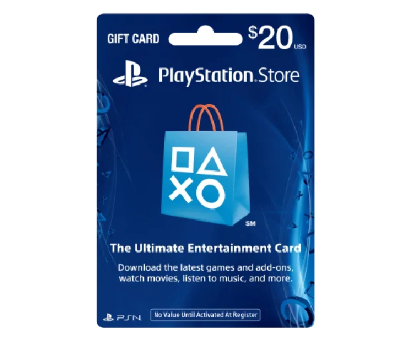 PSN Gift Card Code USA $ 20 for the PS4, PS3, PS Vita