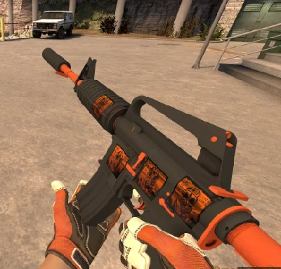 M4A1-S | NITRO С 4 СЛУЧАЙНЫМИ НАКЛЕЙКАМИ