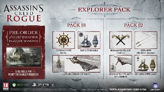 Assassin´s Creed Rogue Deluxe SteamGift (RU + CIS + VPN