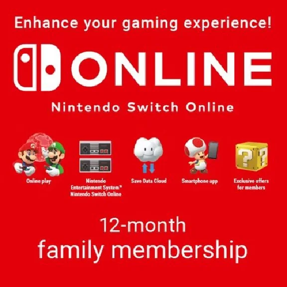 🎮 Nintendo Switch Online 12 months [Family] GLOBAL🌎