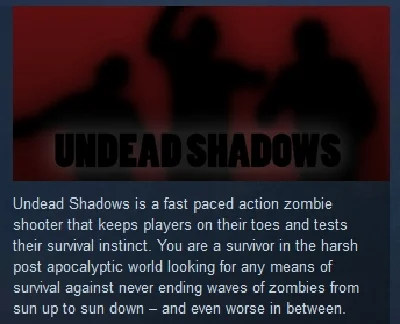 Undead Shadows ( Steam Key / Region Free ) GLOBAL