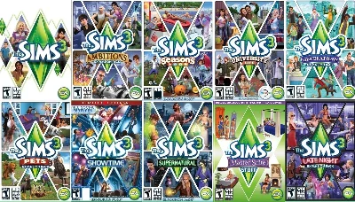 The Sims 3 + 10 Expansions packs EA App + Email