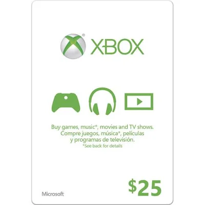 Xbox Live Gift Card USA $25 (code from card) + DISCOUNT