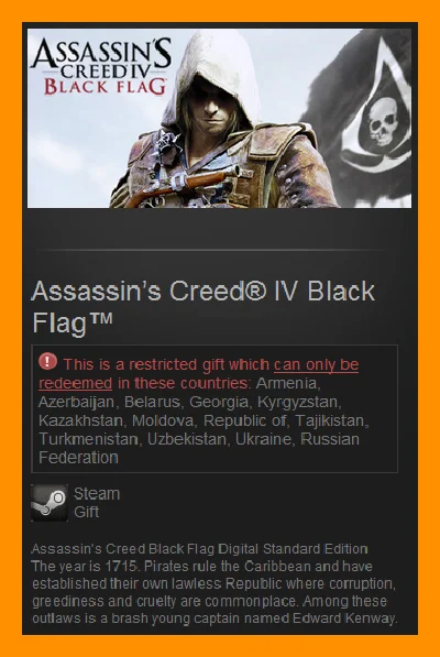 Assassin´s Creed Black Flag Stand (Steam Gift / RU CIS)