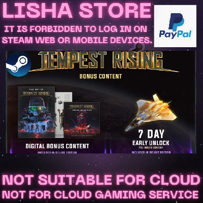 Tempest Rising Deluxe Edition Steam Offline Paypal