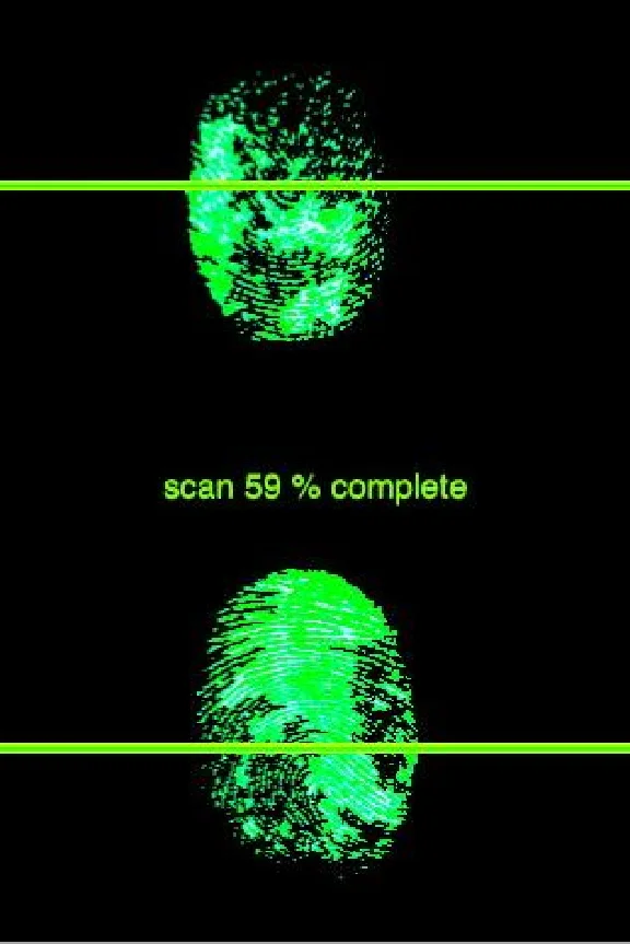 TouchScan program scans fingerprints