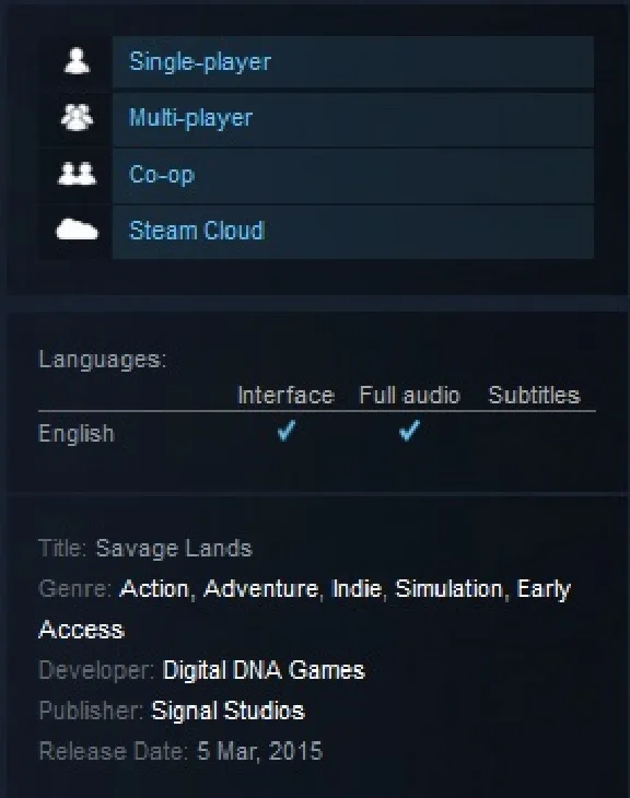Savage Lands (Steam Gift - RU/CIS)