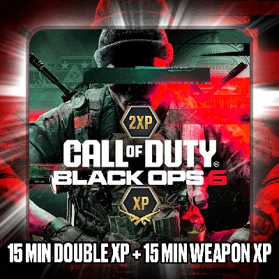 COD Black Ops 6 - 15 Min Double XP + 15 Min Weapon Xp
