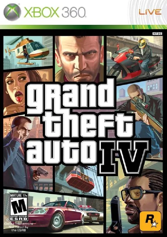 GTA 5, GTA 4, GTA: San Andreas, MX vs ATV Alive XBOX360