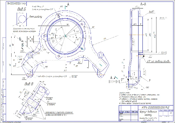 Drawings: The case of the water pump ZIL 130 and more ...