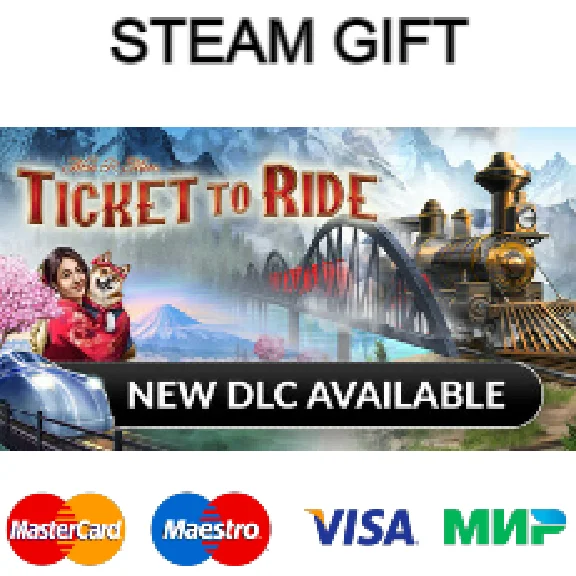 Ticket to Ride| steam RU/UA/KZ/CНГ