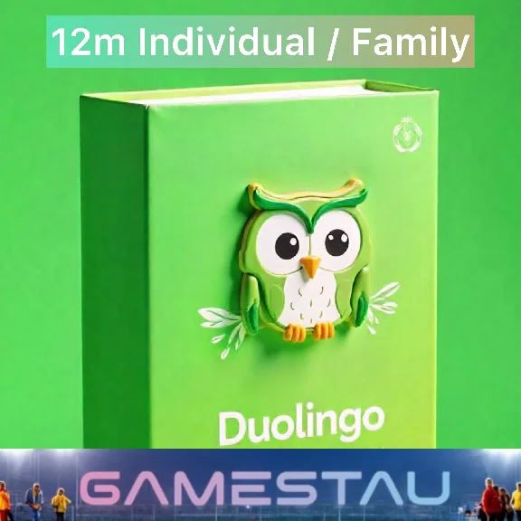DUOLINGO SUPER | 12 MONTHS | Individually/ Family