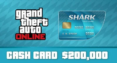 👻GTA Online: Tiger Shark Cash Card $ 200
