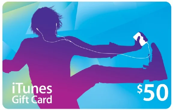 iTunes Gift Card 50$ (USA)  (код с карты) + БОНУС