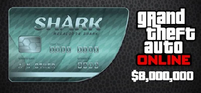 GTA Online:Megalodon Shark Card 8 000 000$