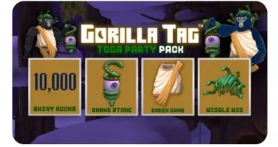 Toga Party Pack Gorilla tag для oculus quest 2 3 s